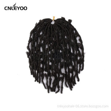 Hot Sale wholesale 12 Inch Fluffy Crochet Locs Pre-Looped Braids For African Hair